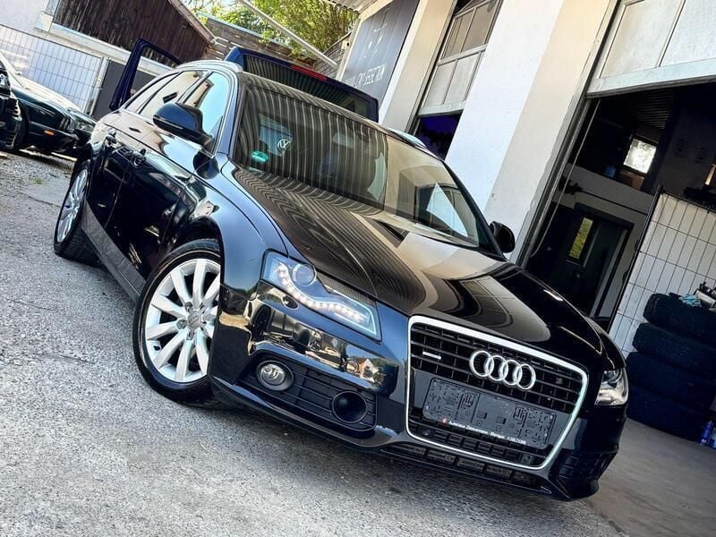 Schwarz Gebraucht 2008 Audi A4 S-Line Kombi | 7.499 € (Superpreis) - Bild 1/4