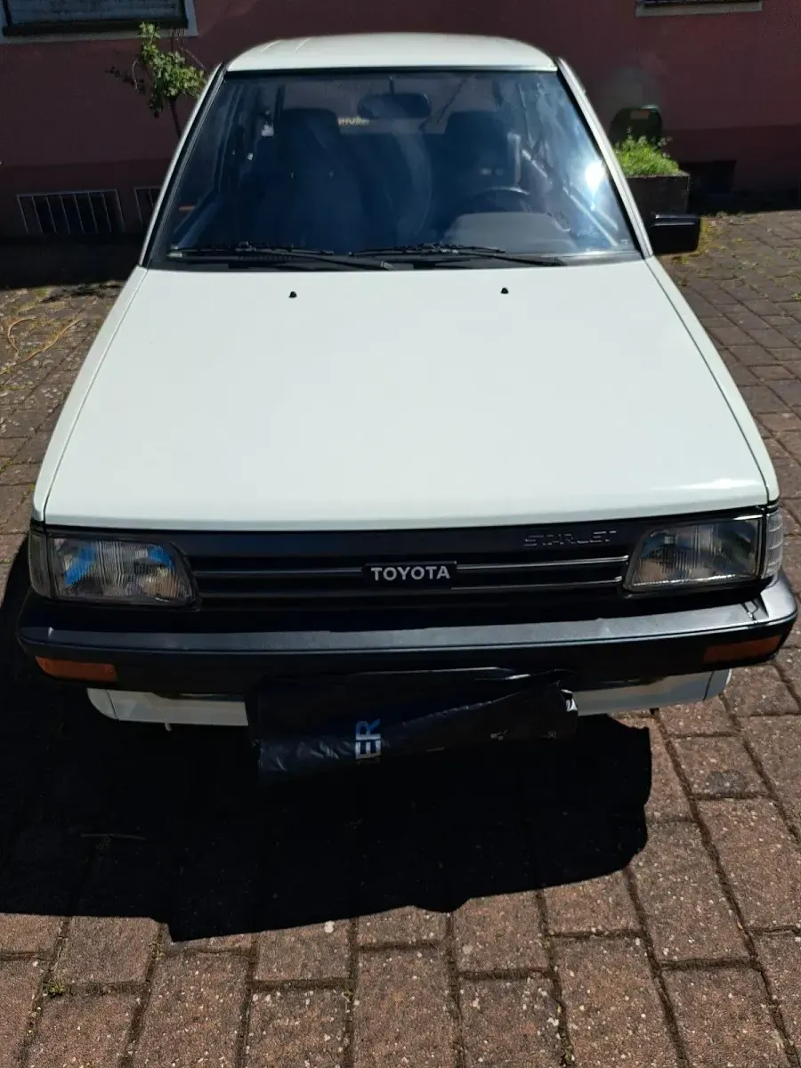 Gebraucht Toyota Starlet 1987 Weiß Kleinwagen