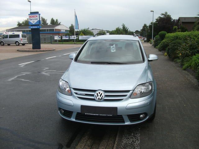 Gebraucht VW Golf Plus United 105 PS (77 kW) 2008 Blau metallic Van / Kleinbus