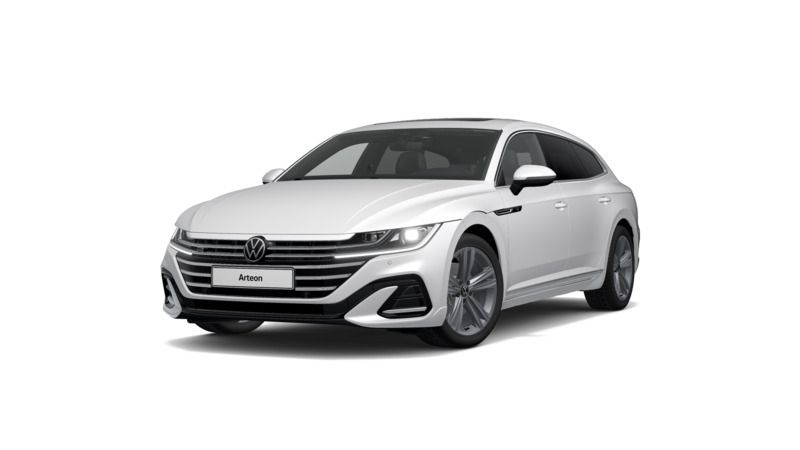 Oryxweiß perlmutteffekt (metallic) Gebraucht 2023 VW Arteon R-line Kombi | 31.930 € (Guter Preis) - Bild 1/4