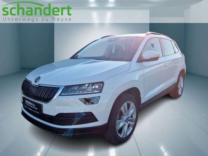 Candyweiss (weiß) Gebraucht 2020 Skoda Karoq Style SUV | 23.960 € (Fairer Preis) - Bild 1/4