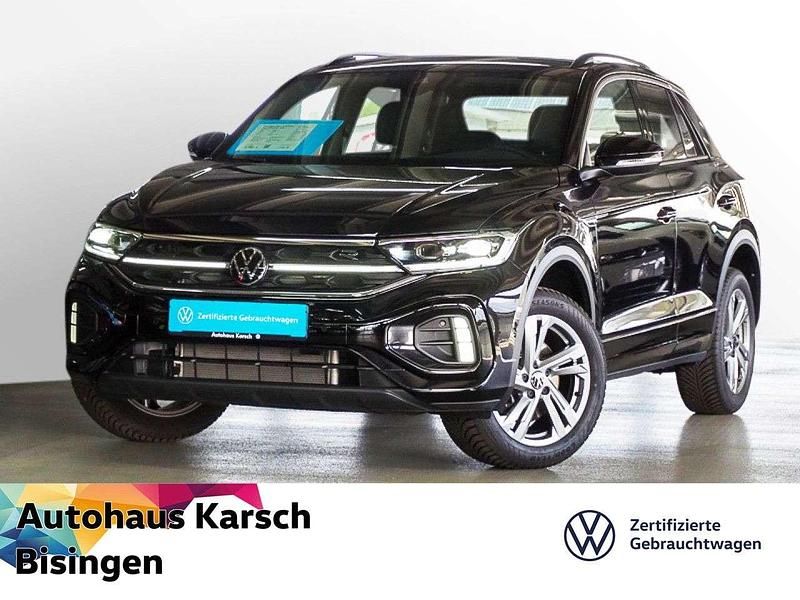 Schwarz Gebraucht 2024 VW T-Roc R-line SUV | 36.890 € - Bild 1/3