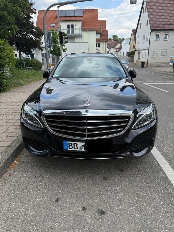 Schwarz Gebraucht 2015 Mercedes C220 Avantgarde Kombi | 13.500 € (Fairer Preis) - Bild 1/4