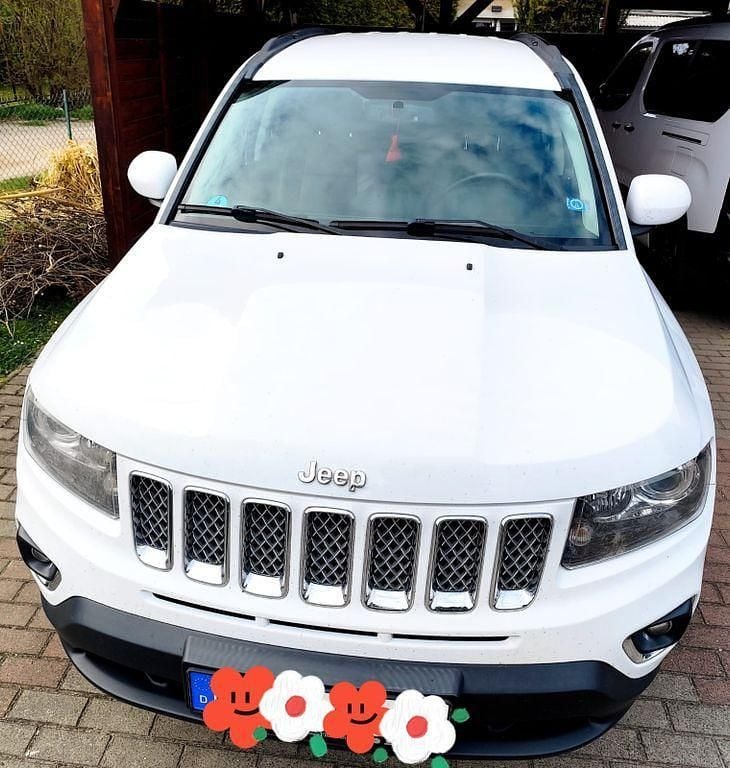 Gebraucht Jeep Compass Limited 163 PS (119 kW) 2014 Weiß SUV