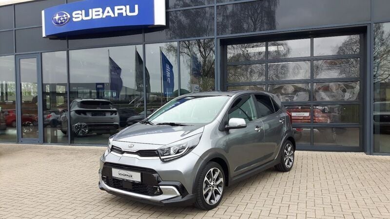 Grau Gebraucht 2021 Kia Picanto X-Line Kleinwagen | 16.990 € (Teuer) - Bild 1/4