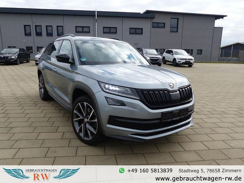 Grau Gebraucht 2018 Skoda Kodiaq SportLine SUV | 20.750 € (Fairer Preis) - Bild 1/4