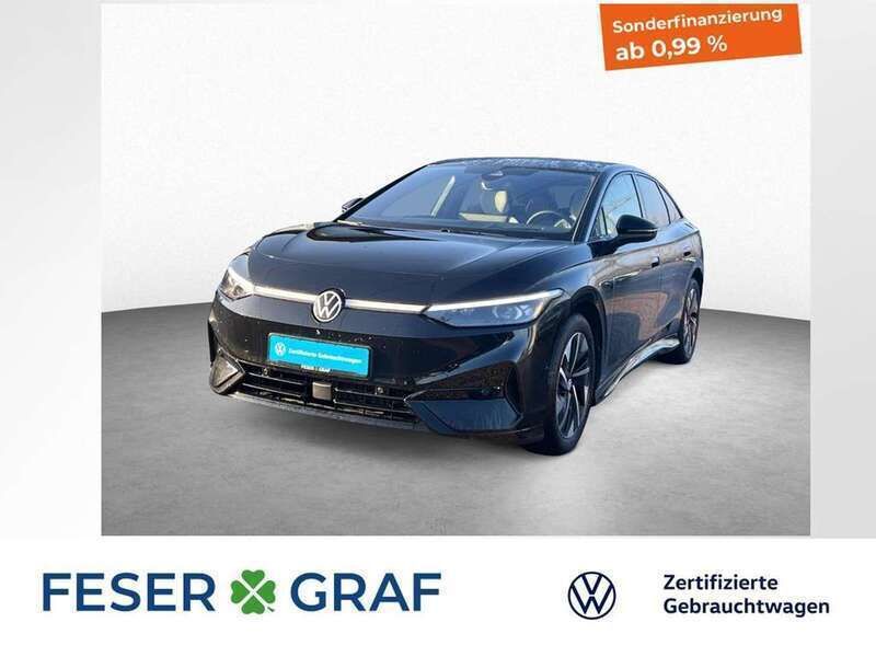 Grenadillschwarz metallic Gebraucht 2024 VW ID.7 Pro Limousine | 47.390 € (Teuer) - Bild 1/2