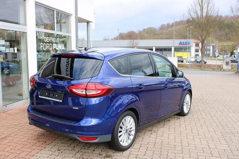 Gebraucht Ford C-MAX Titanium 125 PS (91 kW) 2017 Blau Van / Kleinbus