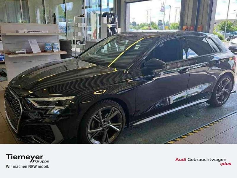 Mythosschwarz metallic Gebraucht 2022 Audi A3 S-Line Limousine | 26.940 € (Fairer Preis) - Bild 1/4