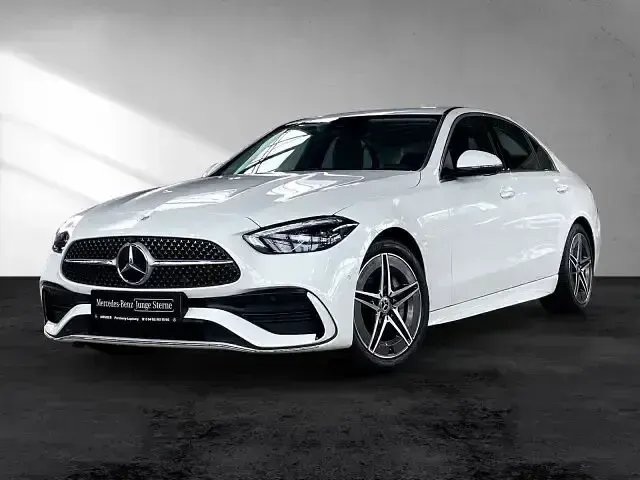 Gebraucht Mercedes C200 AMG line 2025 Weiss Limousine