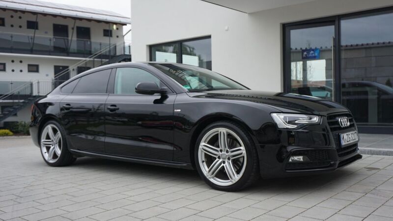 Schwarz Gebraucht 2013 Audi A5 Sportback S-Line Limousine | 14.500 € (Fairer Preis) - Bild 1/4