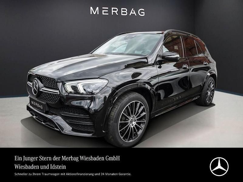 Obsidianschwarz Gebraucht 2022 Mercedes GLE400 AMG line SUV | 71.880 € (Etwas zu teuer) - Bild 1/4