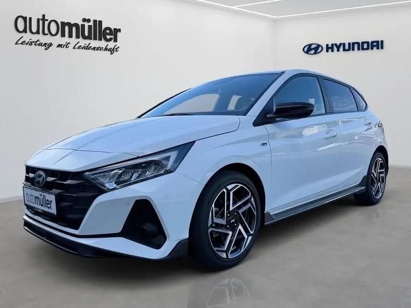 Atlas white / sol Neu 2025 Hyundai i20 N Line Kleinwagen | 25.488 € (Fairer Preis) - Bild 1/1