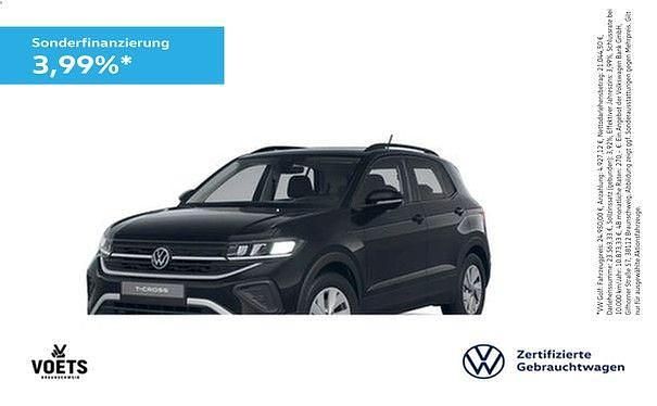Deep black perleffekt Gebraucht 2024 VW T-Cross Life SUV | 23.550 € (Fairer Preis) - Bild 1/4
