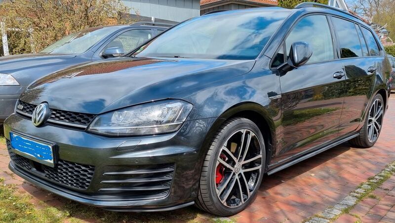 Grau Gebraucht 2016 VW Golf VII GTD Kombi | 11.200 € (Superpreis) - Bild 1/4