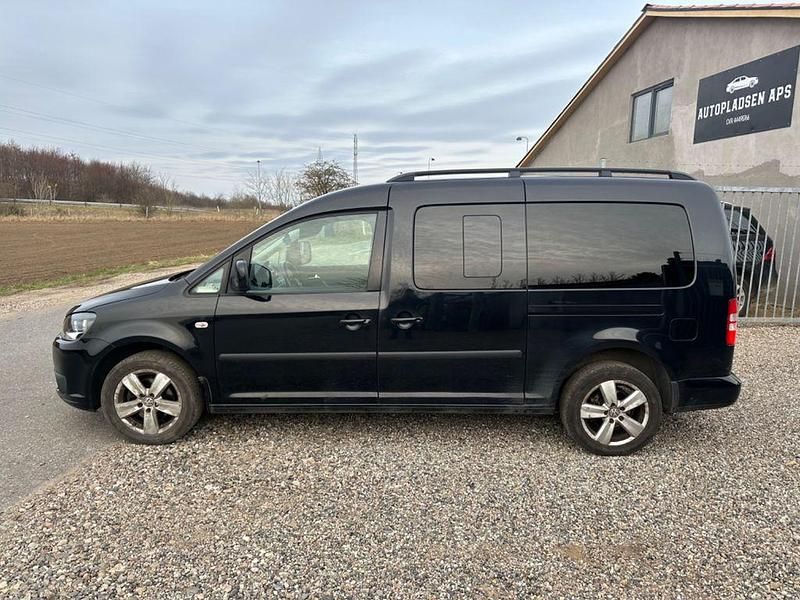 Gebraucht VW Caddy Maxi 102 PS (75 kW) 2011 Schwarz Van / Kleinbus