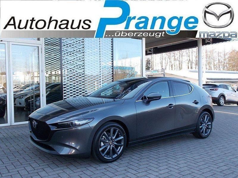 Machine gray Neu 2025 Mazda 3 Exclusive-Line Limousine | 28.885 € - Bild 1/4