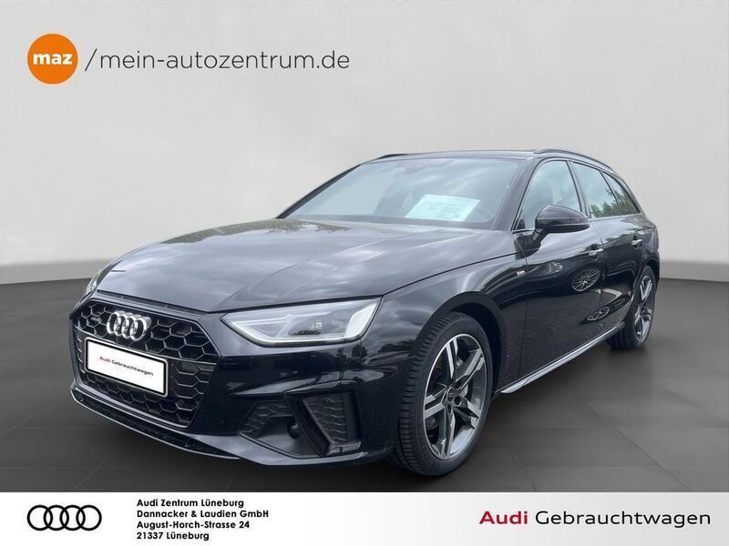 Mythosschwarz metallic Gebraucht 2024 Audi A4 S-Line Kombi | 42.980 € (Teuer) - Bild 1/4