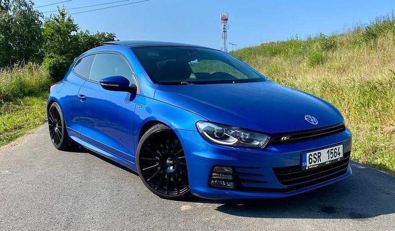 Blau Gebraucht 2015 VW Scirocco R-line Coupé | 15.200 € - Bild 1/4