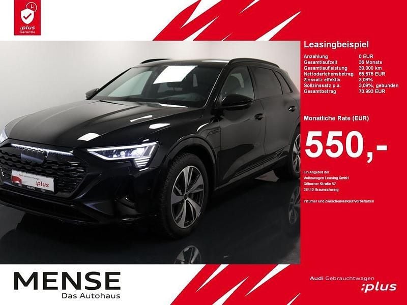 Mythosschwarz Gebraucht 2024 Audi Q8 e-tron Advanced Plus SUV | 65.675 € (Guter Preis) - Bild 1/4