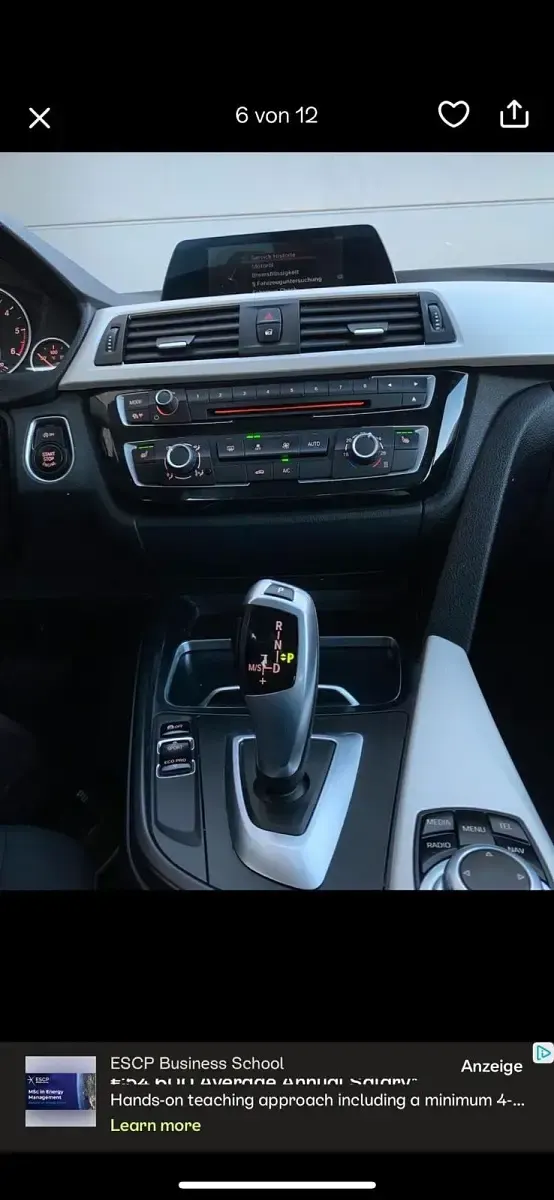 Gebraucht BMW 318 150 PS (110 kW) 2015 Schwarz Kombi