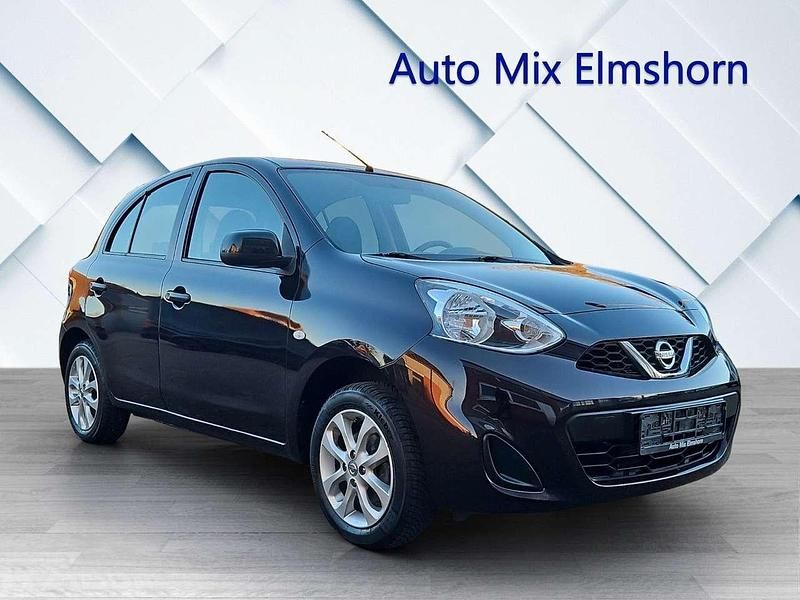 Schwarz Gebraucht 2015 Nissan Micra Visia Kleinwagen | 6.200 € (Fairer Preis) - Bild 1/4