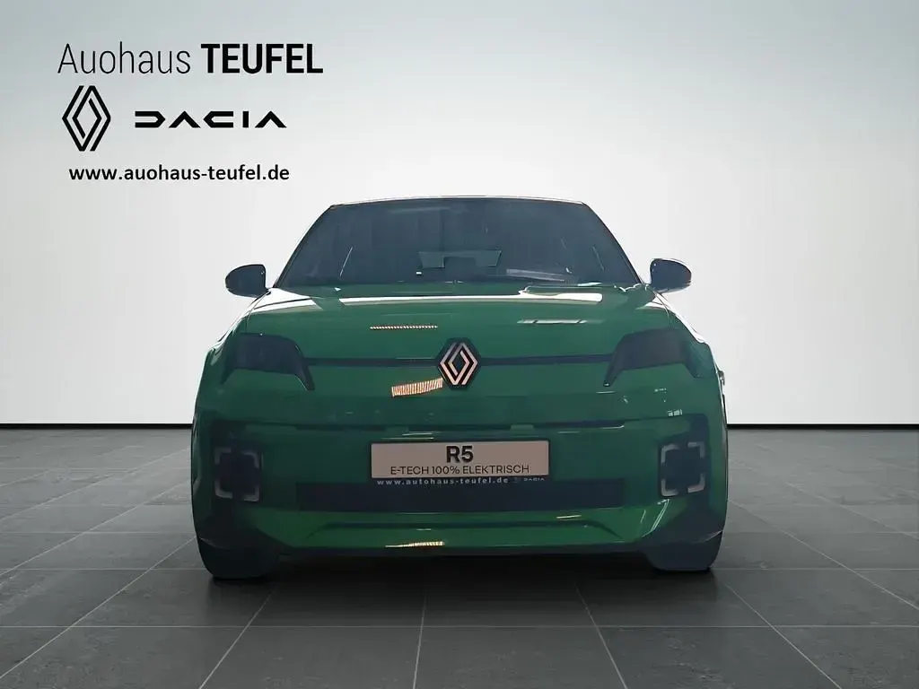 Nouvelle Renault 5 E-Tech Komfort 110 kW (150 ch) 2026 Vert Berline