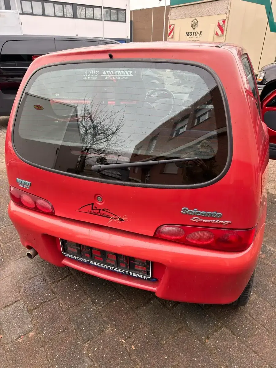 Gebraucht Fiat Seicento 54 PS (39 kW) 2000 Rot Kleinwagen