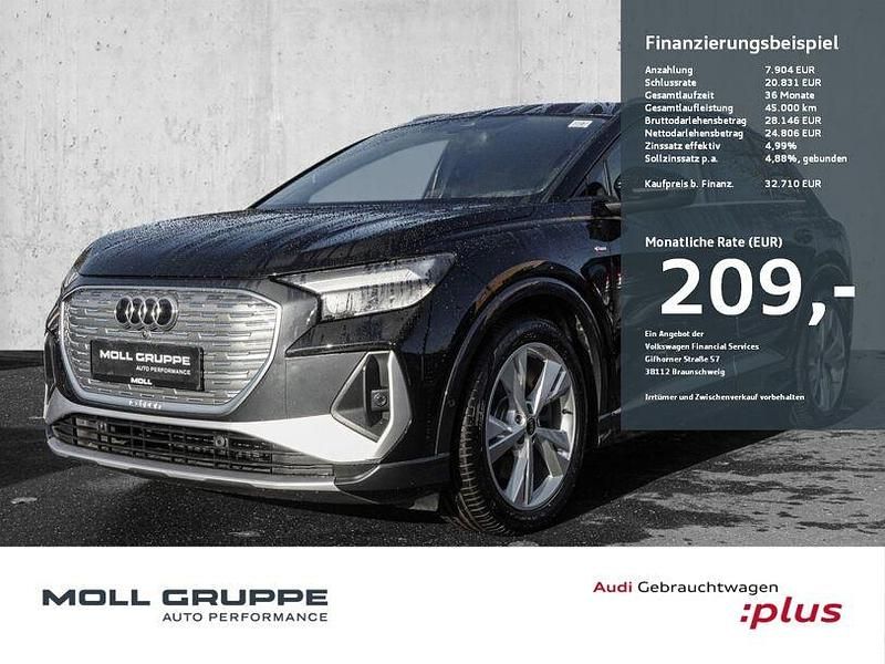 Mythosschwarz metallic Gebraucht 2022 Audi Q4 e-tron Ambiente SUV | 32.710 € (Fairer Preis) - Bild 1/4