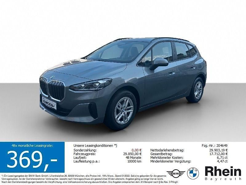 Grau Gebraucht 2024 BMW 218 Active Tourer Luxury Line Van / Kleinbus | 26.740 € (Superpreis) - Bild 1/4