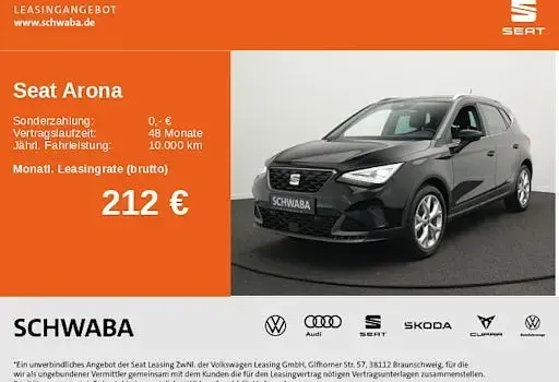 Gebraucht Seat Arona FR 116 PS (85 kW) 2025 Schwarz SUV