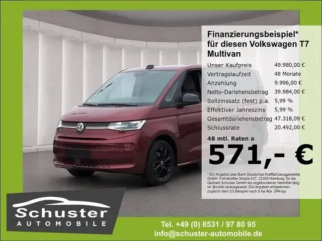 Occasion VW Multivan 204 ch (150 kW) 2025 Monospace