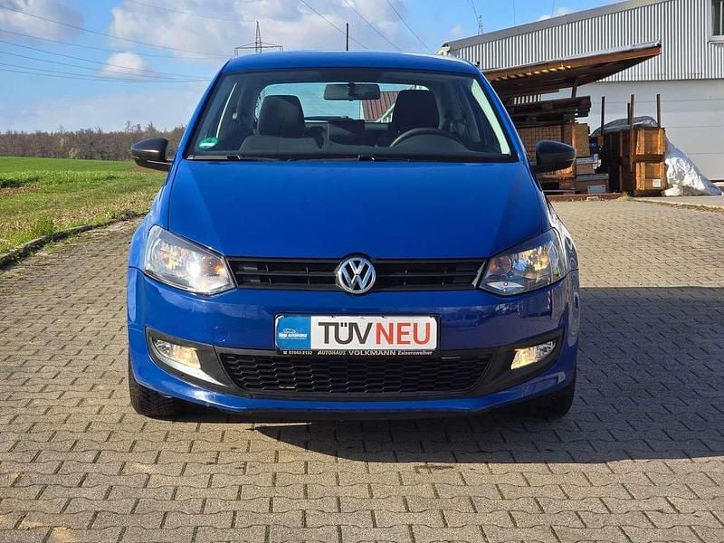 Gebraucht VW Polo Trendline 69 PS (50 kW) 2010 Meerblau Kleinwagen