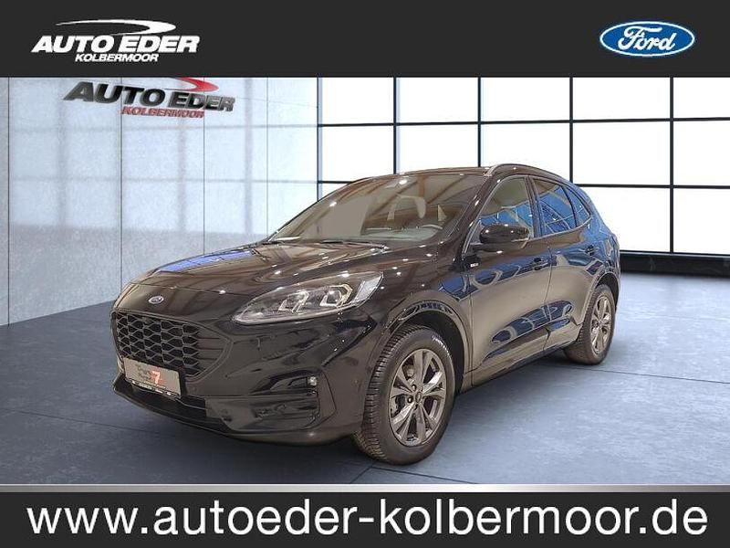 Obsidian schwarz (metallic) Gebraucht 2022 Ford Kuga ST-Line X SUV | 27.990 € (Fairer Preis) - Bild 1/4