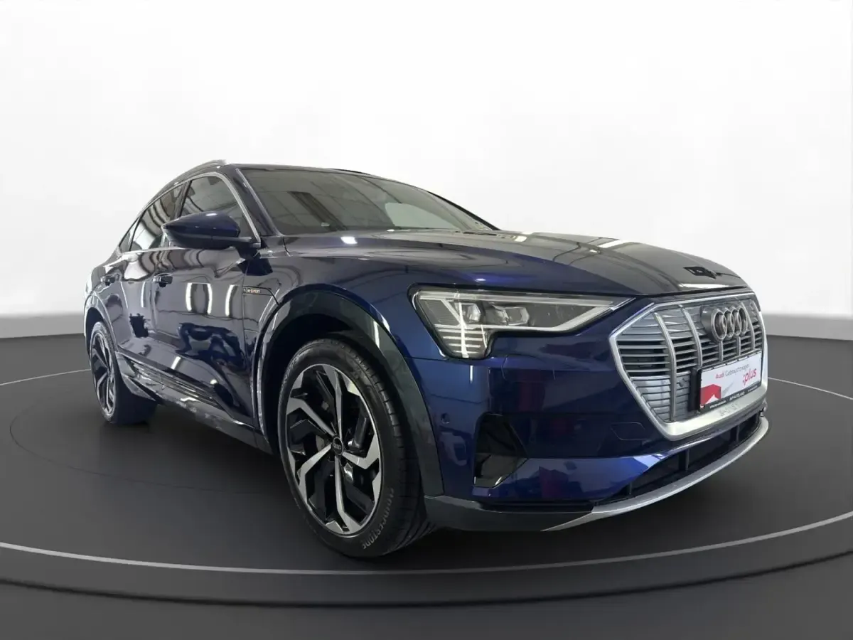 Gebraucht Audi e-tron Sportback Advanced Plus 230 kW (313 PS) 2022 Blau SUV