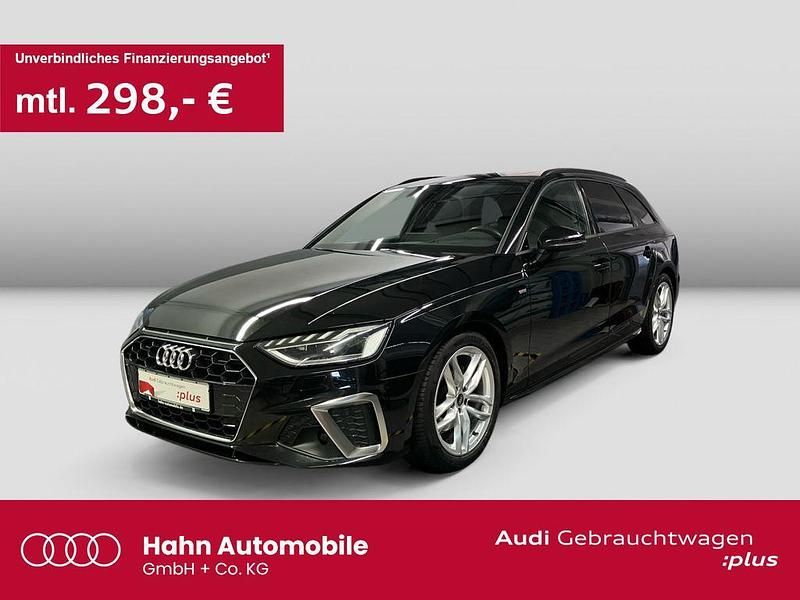 Schwarz Gebraucht 2022 Audi A4 S-Line Kombi | 28.960 € (Guter Preis) - Bild 1/3