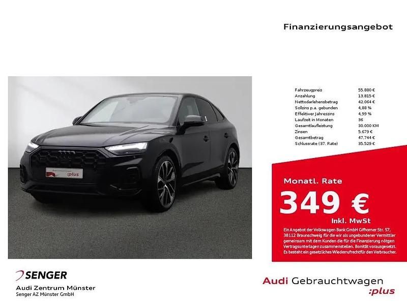 Schwarz Gebraucht 2022 Audi SQ5 Sportback SUV | 55.880 € (Teuer) - Bild 1/1