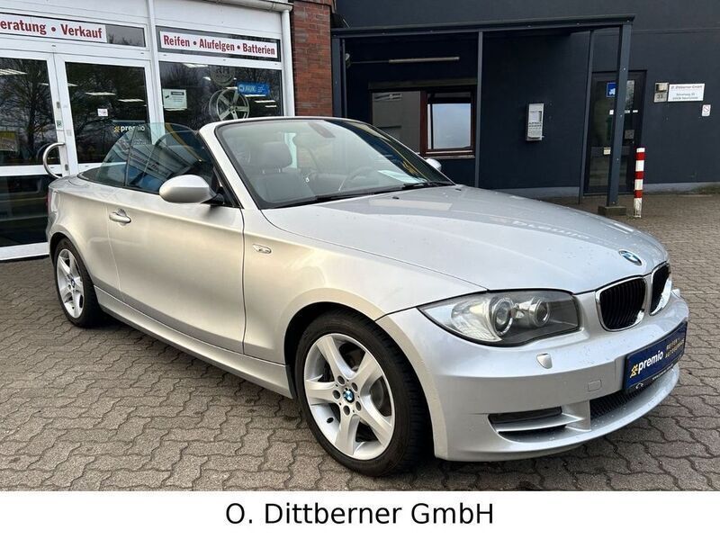 Silber Gebraucht 2009 BMW 125 Cabriolet Advantage Cabrio | 8.790 € (Superpreis) - Bild 1/4