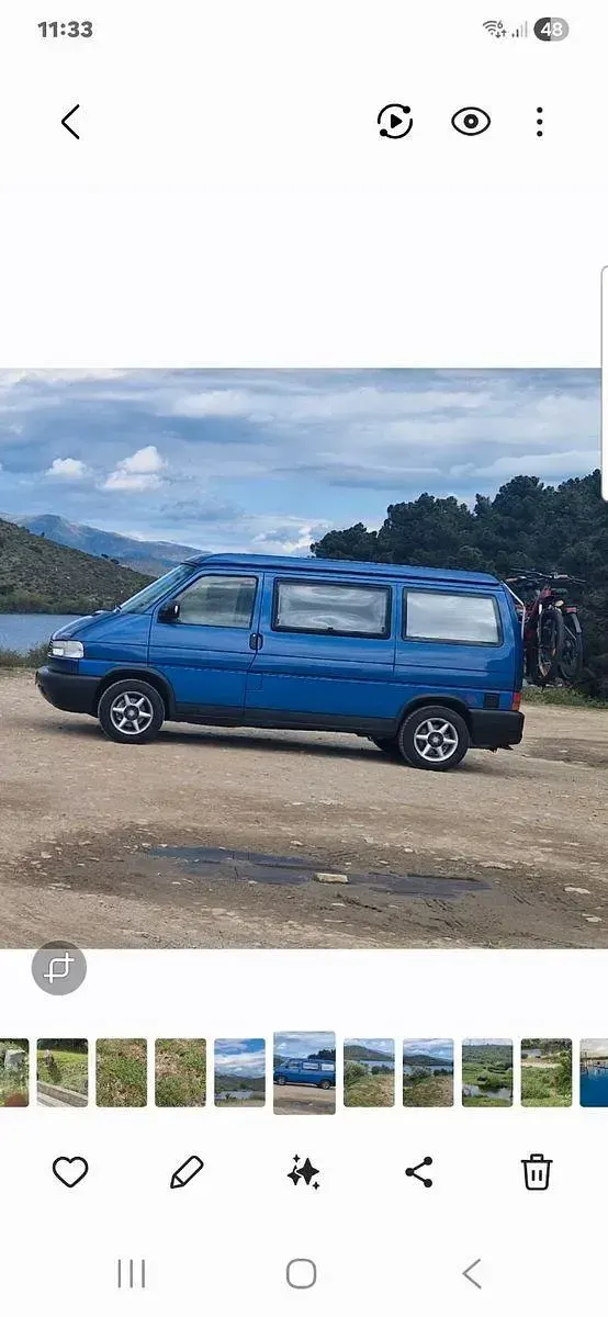 Gebraucht VW T4 California 102 PS (75 kW) 1998 Blau Van