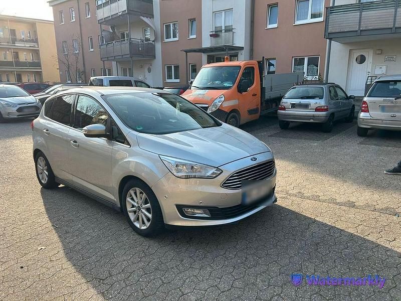 Gebraucht Ford C-MAX Titanium 125 PS (91 kW) 2016 Silber Van / Kleinbus