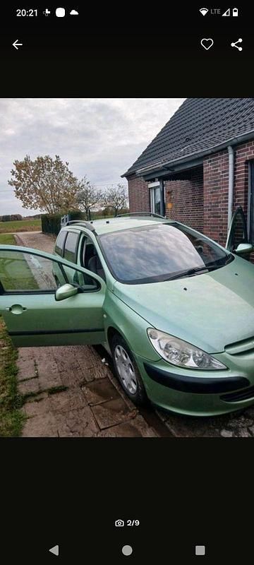 Grün Gebraucht 2004 Peugeot 307 Kombi | 500 € (Superpreis) - Bild 1/4