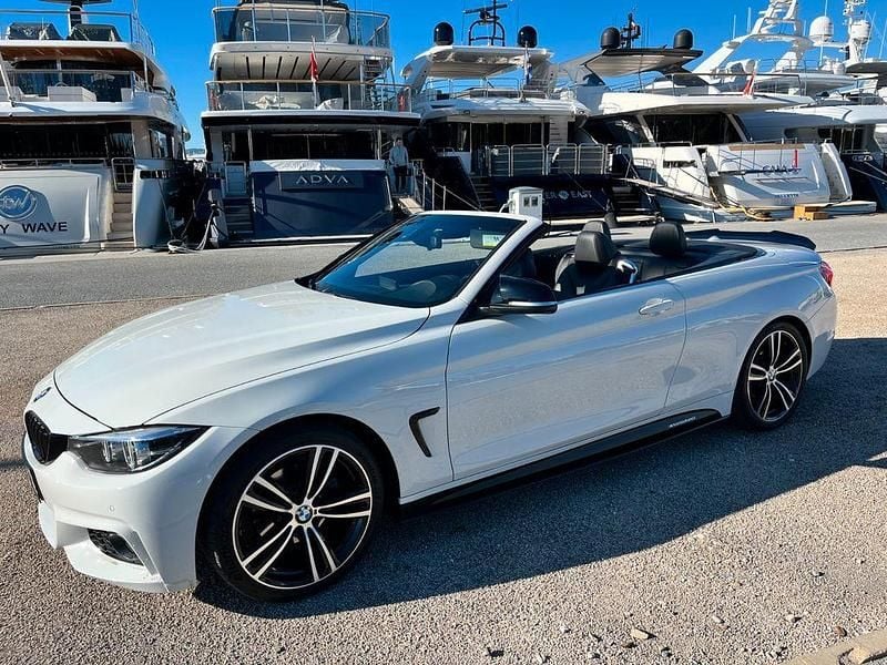 Weiß Gebraucht 2018 BMW 430 Cabriolet Luxury Line Cabrio | 23.899 € (Superpreis) - Bild 1/4