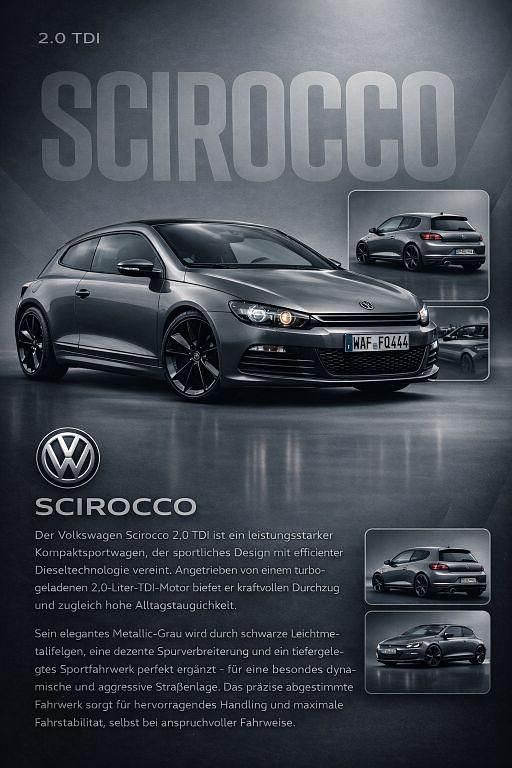 Brugt VW Scirocco Edition 170 HK (125 kW) 2011 Grå Coupe