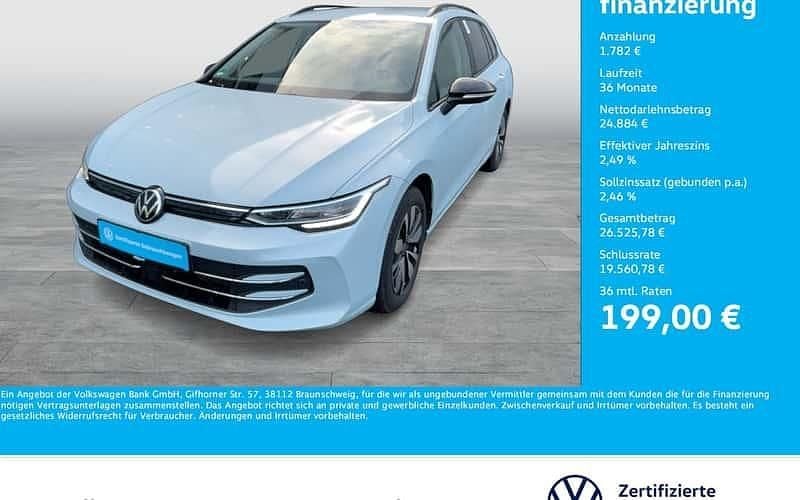 Blau Gebraucht 2025 VW Golf VIII Goal Kombi | 26.666 € (Superpreis) - Bild 1/4