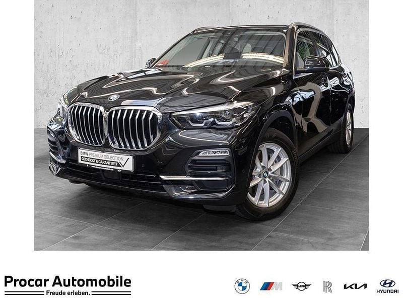 Black sapphire Gebraucht 2021 BMW X5 Sport Line SUV | 48.880 € - Bild 1/4