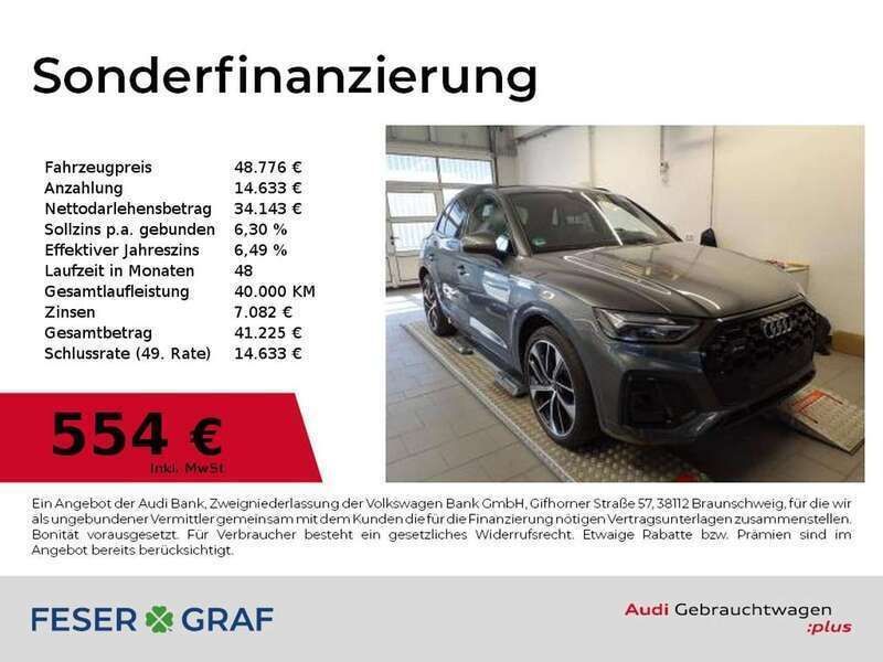 Daytonagrau perleffekt Gebraucht 2022 Audi SQ5 Sport SUV | 48.776 € (Superpreis) - Bild 1/2