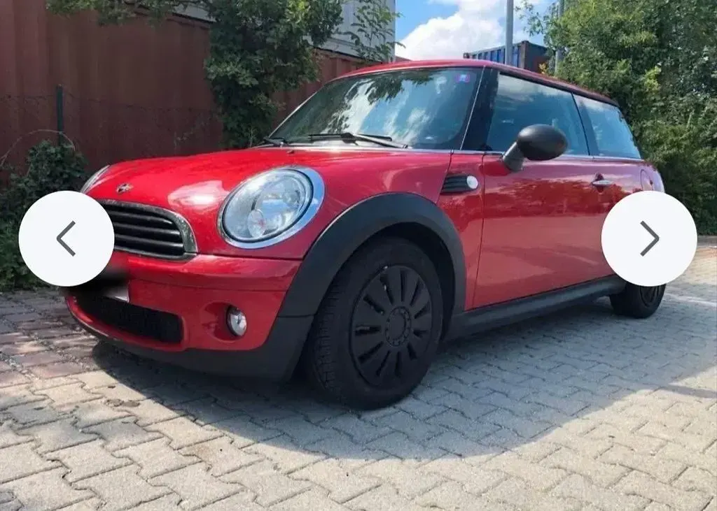 Usata Mini ONE 75 CV (55 kW) 2009 Rosso Utilitaria