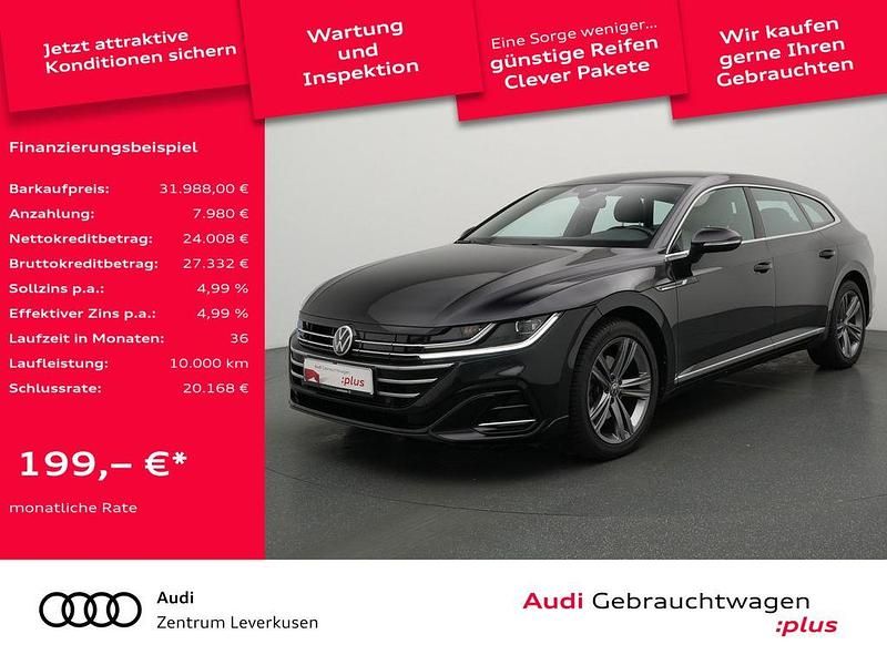 Deep black Gebraucht 2023 VW Arteon R-line Kombi | 31.988 € (Fairer Preis) - Bild 1/4