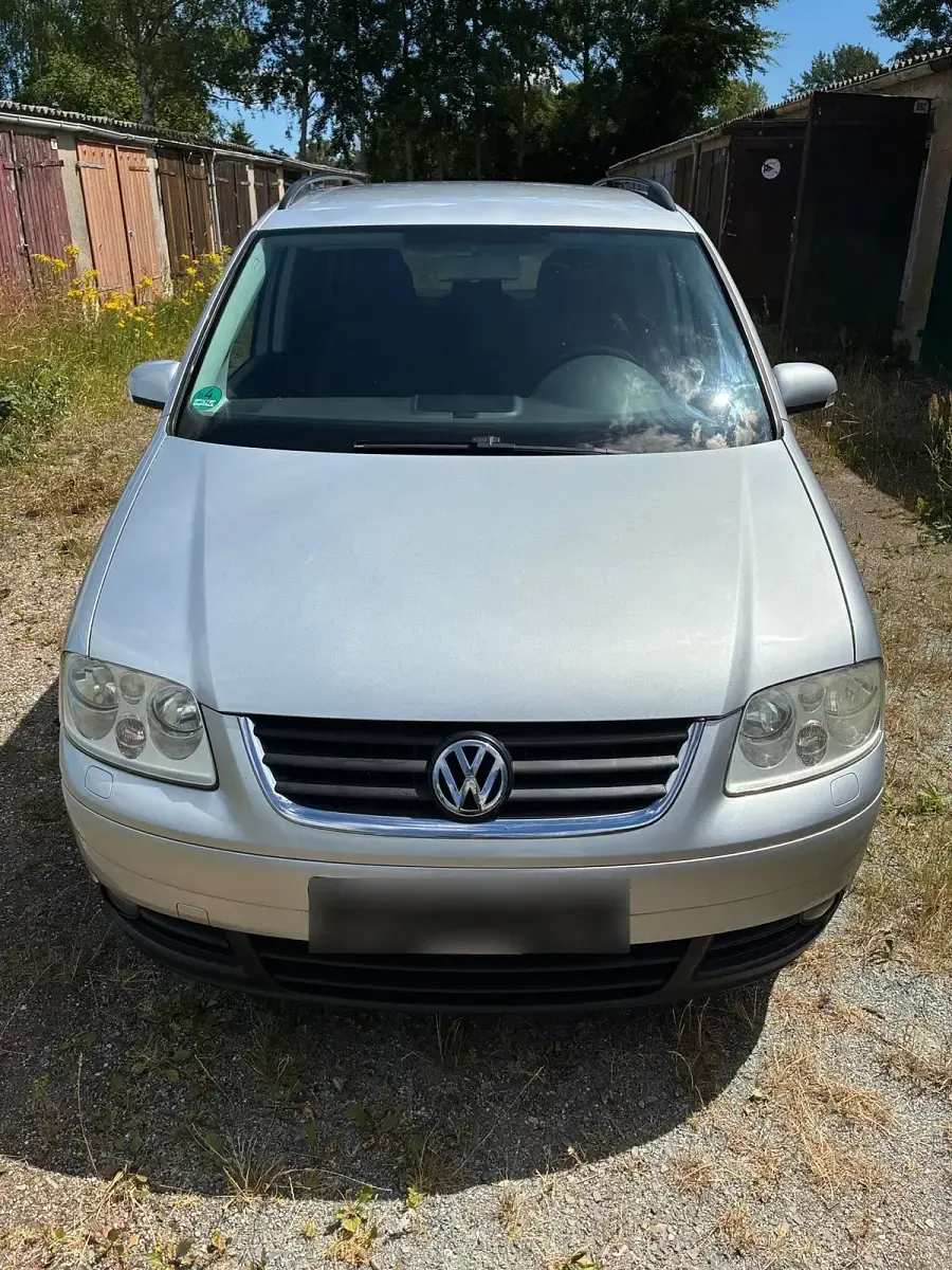 Gebraucht VW Touran 104 PS (76 kW) 2004 Silber Van / Kleinbus