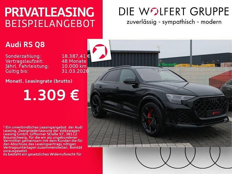 Neu Audi RS Q8 Performance 640 PS (470 kW) 2025 Mythosschwarz metallic SUV